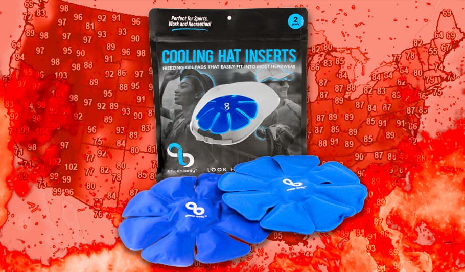 Chiller Body cooling hat inserts