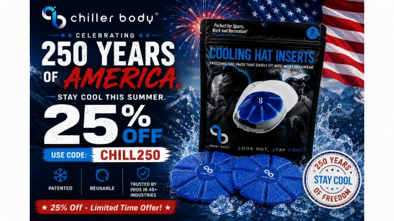CHILL250 | 25% Off ChillerBody Cooling Inserts